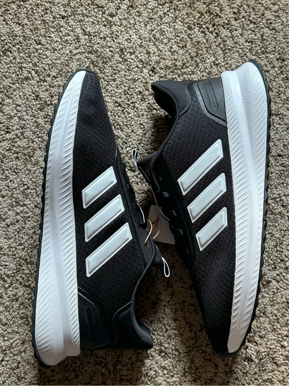 adidas X_PLR Path men's black & white running shoes size 11